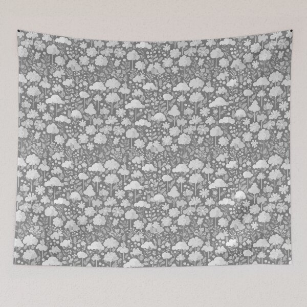 Item preview, Seamless patterns 2023, grey forest motif designed and sold by Route51.