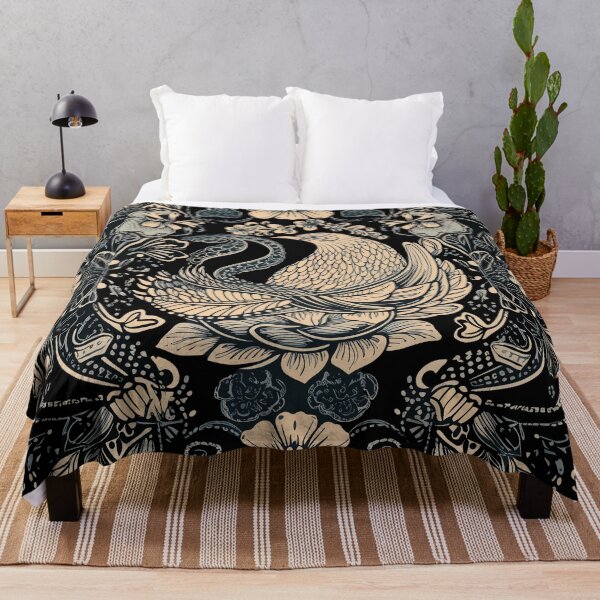 Item preview, Golden Aviary: Elegant Bird Centered in Beige Pattern designed and sold by RandomForestBot.