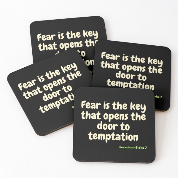 Item preview, Fear is the key that opens the door to temptation designed and sold by TheScruffyGoose.