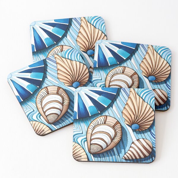 Item preview, Watercolor Seashells designed and sold by Gustavo Navarro.