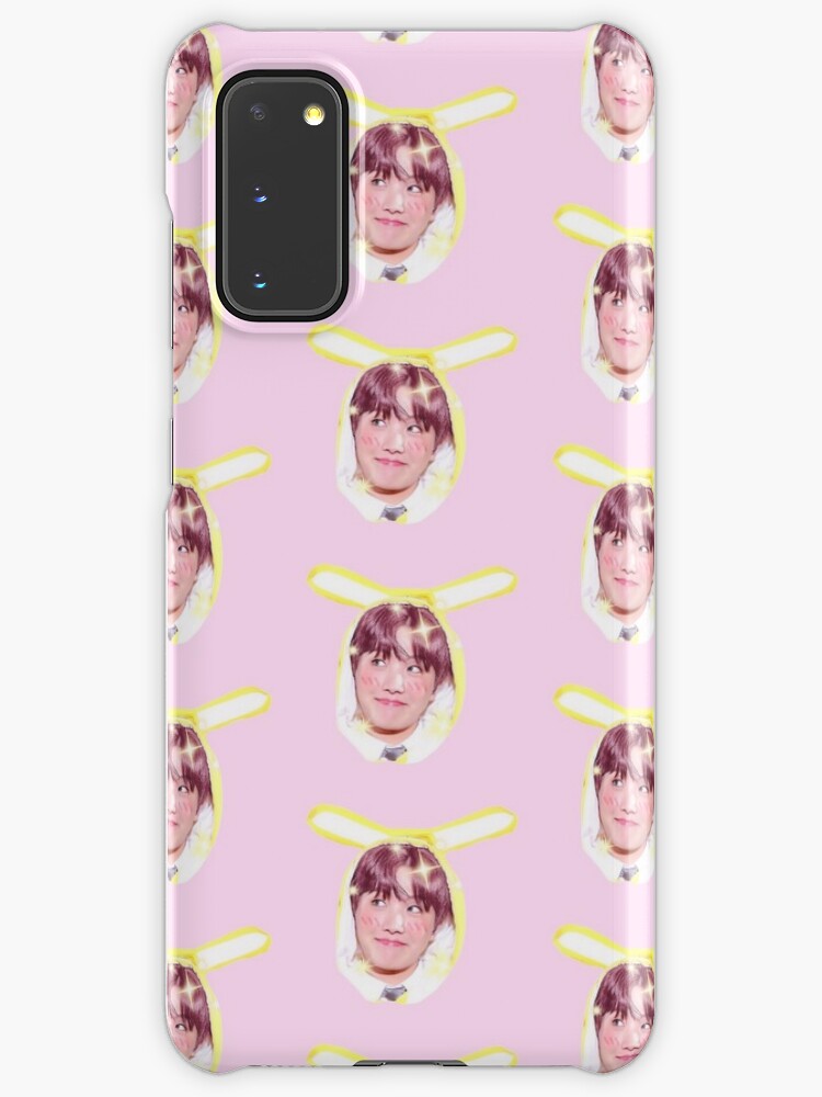 Cute Bts J Hope Hobie Sticker Case From 4th Muster Soft Edit Case Skin For Samsung Galaxy By Kpoptokens Redbubble