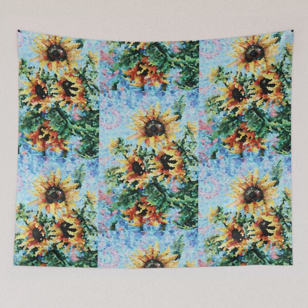 Item preview, Sunflowers oil painting Linkupism Game of Shades  designed and sold by MariDaniArt.