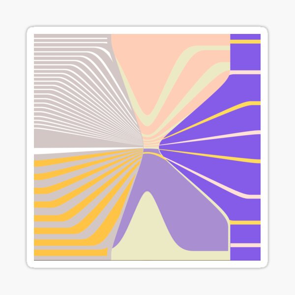 GEOMETRY AT ITS BEST Sticker