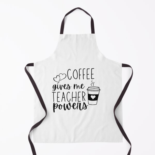 Item preview, Coffee Gives Me Teacher Powers designed and sold by StickeryPickery.