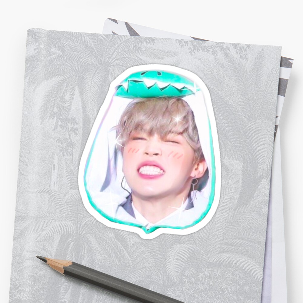 "Cute BTS Jimin sticker (Park Jimin Funny onesie sticker/case)" Sticker