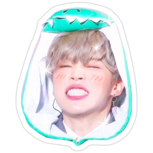 cute bts jimin sticker park jimin funny onesie sticker