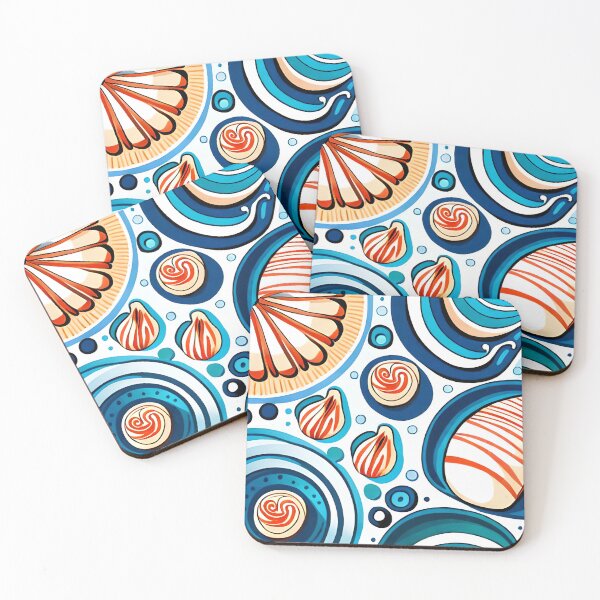Item preview, Watercolor Seashells designed and sold by Gustavo Navarro.
