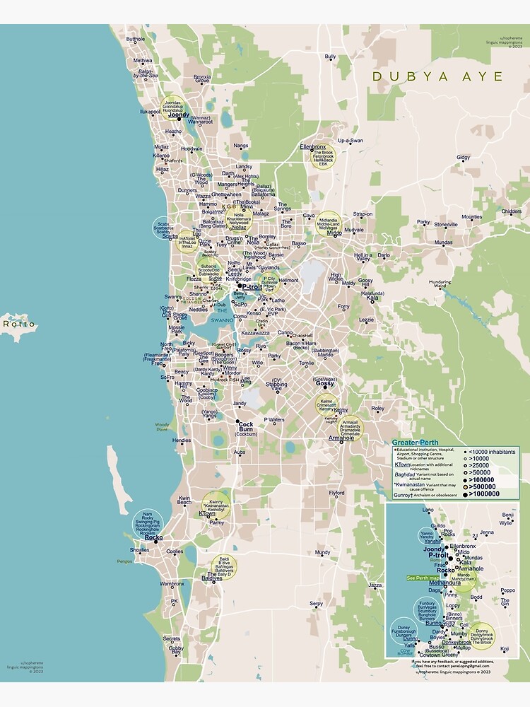 Perth Postcode Map Margaret River Vineyard Area 2012 Map Sheet 5