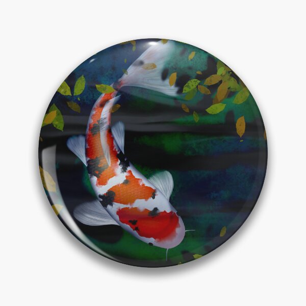 Item preview, Swimming Nishikigoi, (Swimming Japanese Koi) designed and sold by DelightfulLight.