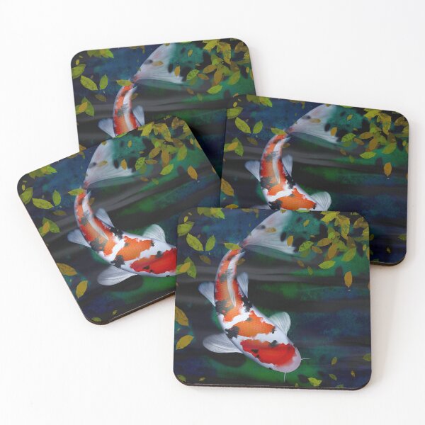Item preview, Swimming Nishikigoi, (Swimming Japanese Koi) designed and sold by DelightfulLight.