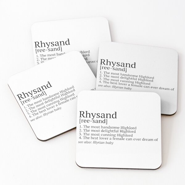 Item preview, Rhysand Pronunciation designed and sold by baranskini.
