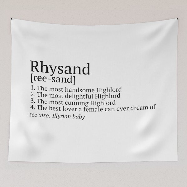 Item preview, Rhysand Pronunciation designed and sold by baranskini.