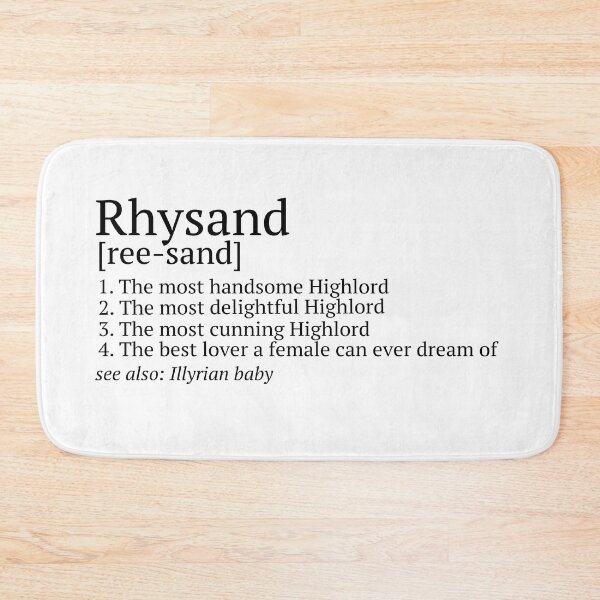 Item preview, Rhysand Pronunciation designed and sold by baranskini.
