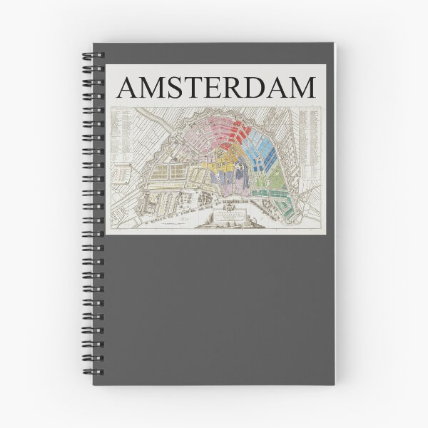 Item preview, Amsterdam 1795 by Cornelis van Baarsel, vintage map  designed and sold by Freewheeling.