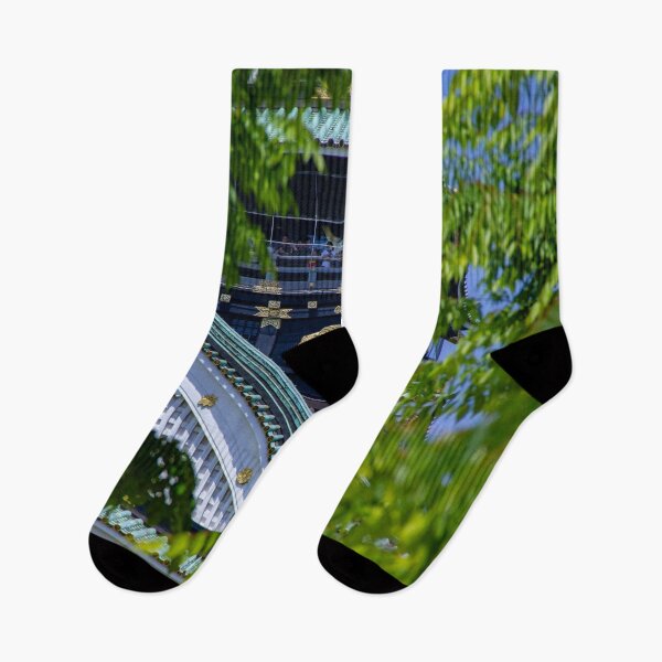 Item preview, Osaka castle through leaves designed and sold by Shizenkai.