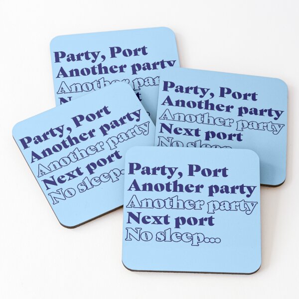 Item preview, Party, Port, No Sleep | Gay Cruise designed and sold by Mattk270.