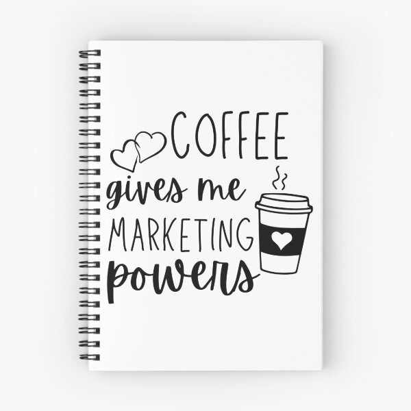 Item preview, Coffee Gives Me Marketing Powers designed and sold by StickeryPickery.