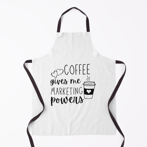 Item preview, Coffee Gives Me Marketing Powers designed and sold by StickeryPickery.