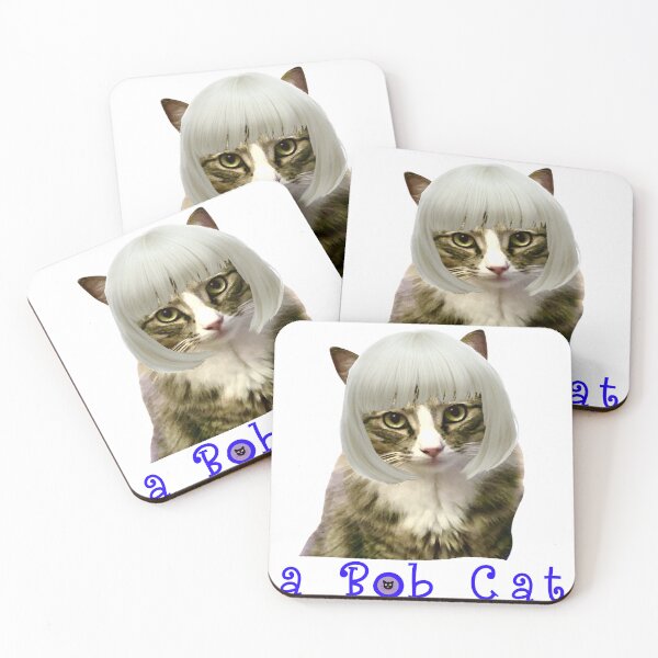 Item preview, a funny Maine Coon impersonating a Bob Cat designed and sold by StudioTanoshiiNeko.