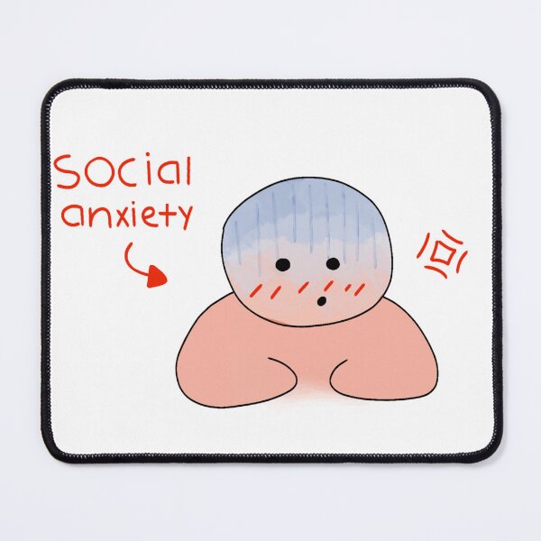 Item preview, social anxiety designed and sold by louisaxarts.