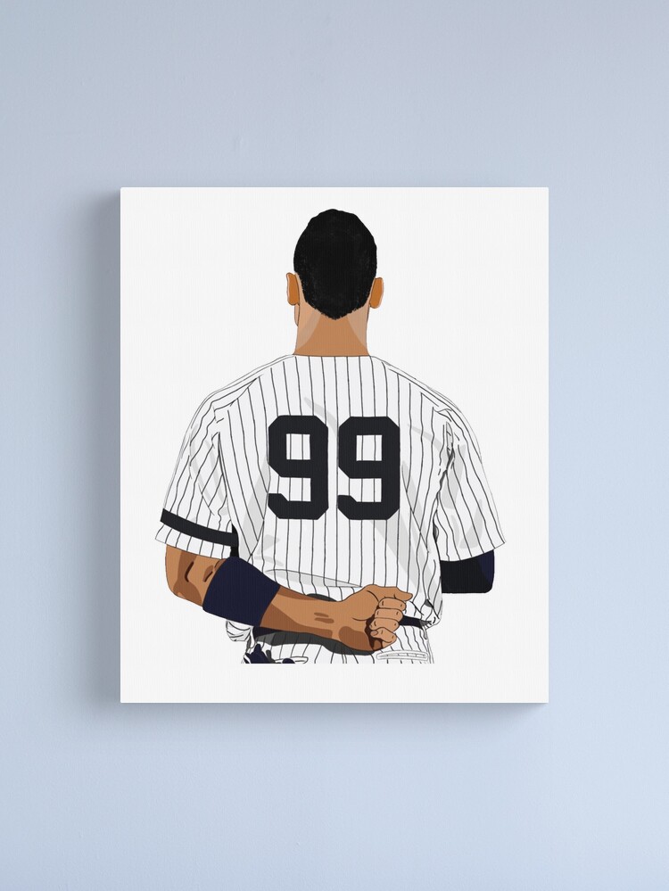 Aaron Judge Number Mounted Print for Sale by KevinMarks