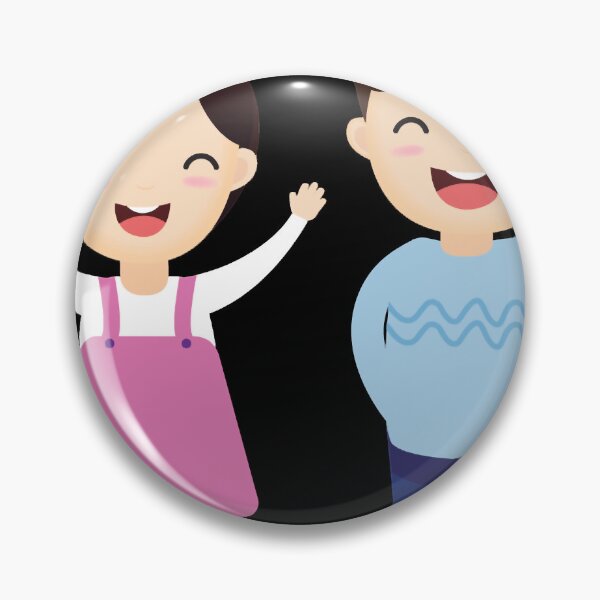 Item preview, Cartoon for two girl children and a boy designed and sold by norieganida.