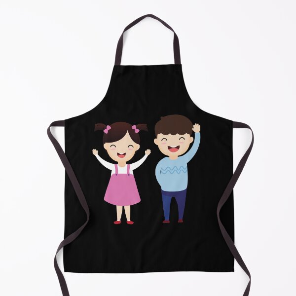 Item preview, Cartoon for two girl children and a boy designed and sold by norieganida.
