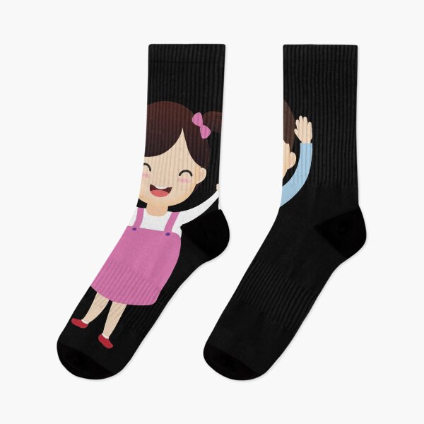 Item preview, Cartoon for two girl children and a boy designed and sold by norieganida.
