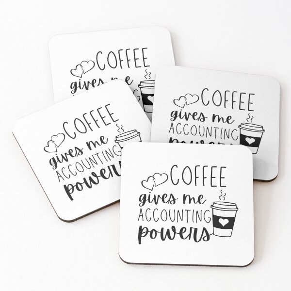 Item preview, Coffee Gives Me Accountant Powers designed and sold by StickeryPickery.