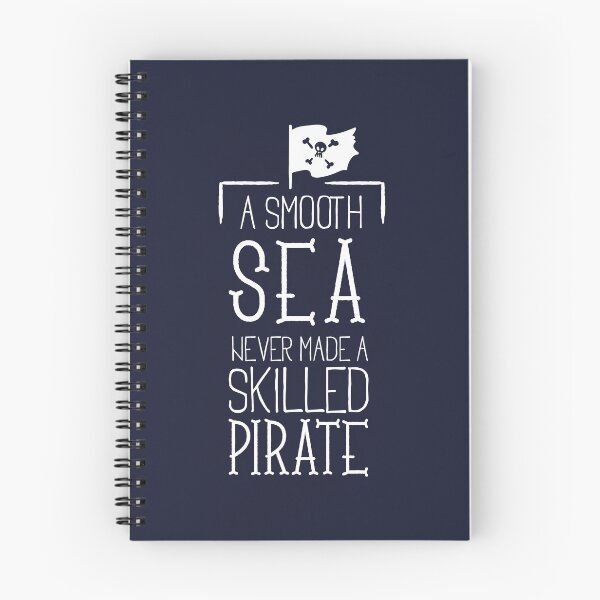Item preview, A SMOOTH SEA - Funny Pirate Saying Shirt Design designed and sold by Super3.