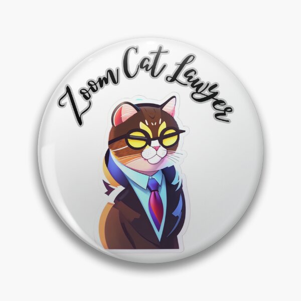 Item preview, Zoom Cat Lawyer designed and sold by VendaVirtualVip.
