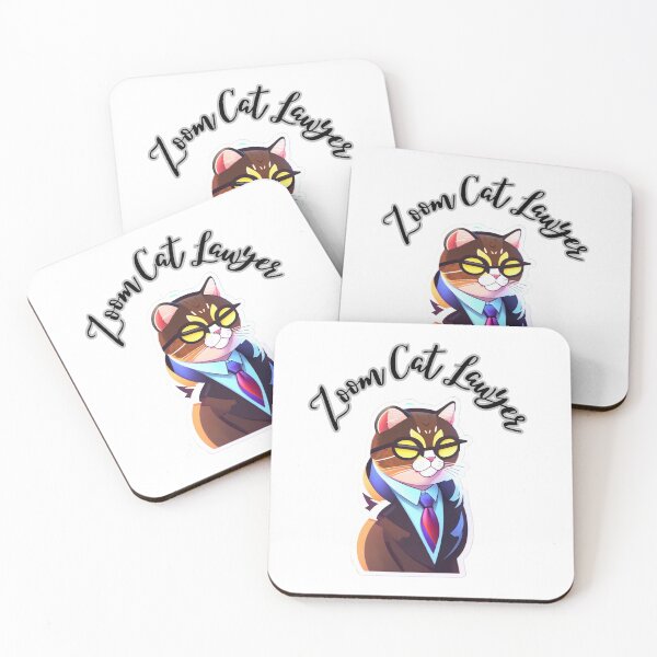 Item preview, Zoom Cat Lawyer designed and sold by VendaVirtualVip.