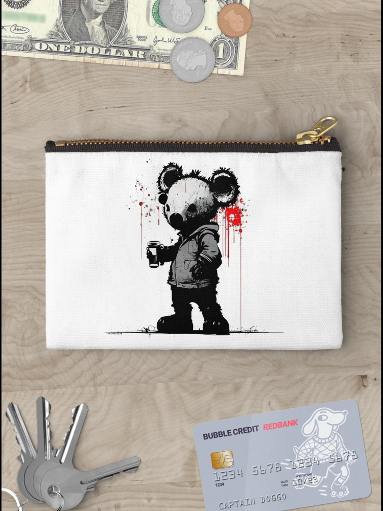 Thumbnail 3 of 4, Zipper Pouch, Koala Rapper designed and sold by GraffitiLab.