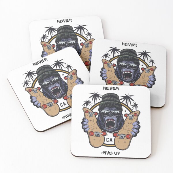 Item preview, Monkey Motivation Inspiration Success Quote Never Give Up Shirt Mug T-shirt designed and sold by niangbaalo.