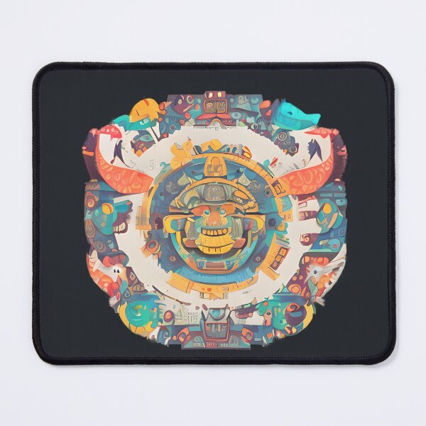 Item preview, Colorful Tribal God Scene designed and sold by Chubuter.