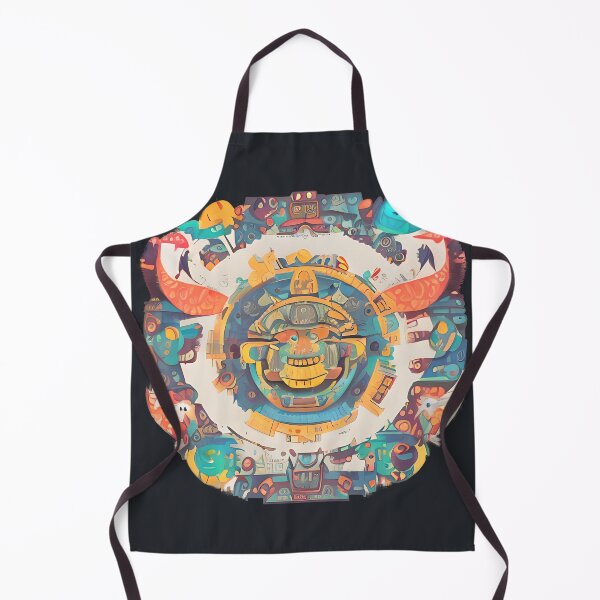 Item preview, Colorful Tribal God Scene designed and sold by Chubuter.