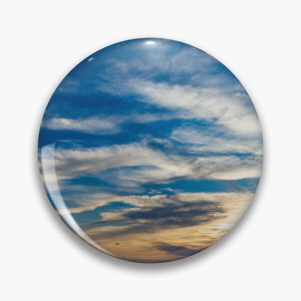 Item preview, Sunset streaked with clouds designed and sold by Shizenkai.