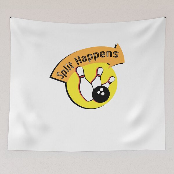Item preview, Split Happens Bowling Funny  designed and sold by Seas Wanda.