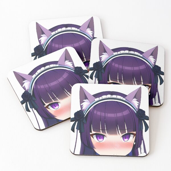 Item preview, Kuroneko from Oreimo Half-Face Peek Vinyl Sticker - Anime Car Decal/Laptop Sticke designed and sold by SempaiWorks.
