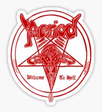 Heavy Metal Period Sticker