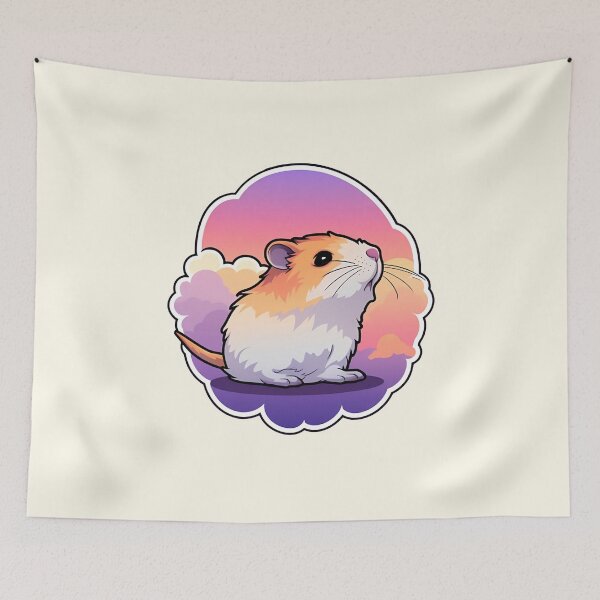 Item preview, Hamster in the Clouds designed and sold by RandomForestBot.