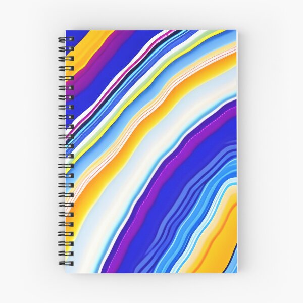 Item preview, Abstract Colorful Wavy Agate Pattern designed and sold by calibrit.