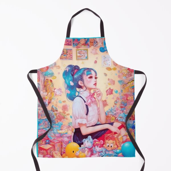 Item preview, Fun Harajuku Anime Girl Portrait in Candy Shop designed and sold by harajukuai.