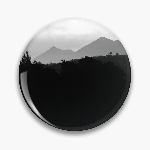 Item preview, Black and White View Of Two Volcanoes designed and sold by jlm8920.