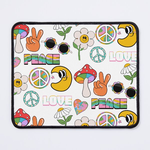 Item preview, Retro Peace and Love Collection of Rad Items designed and sold by StateOfDaisy.