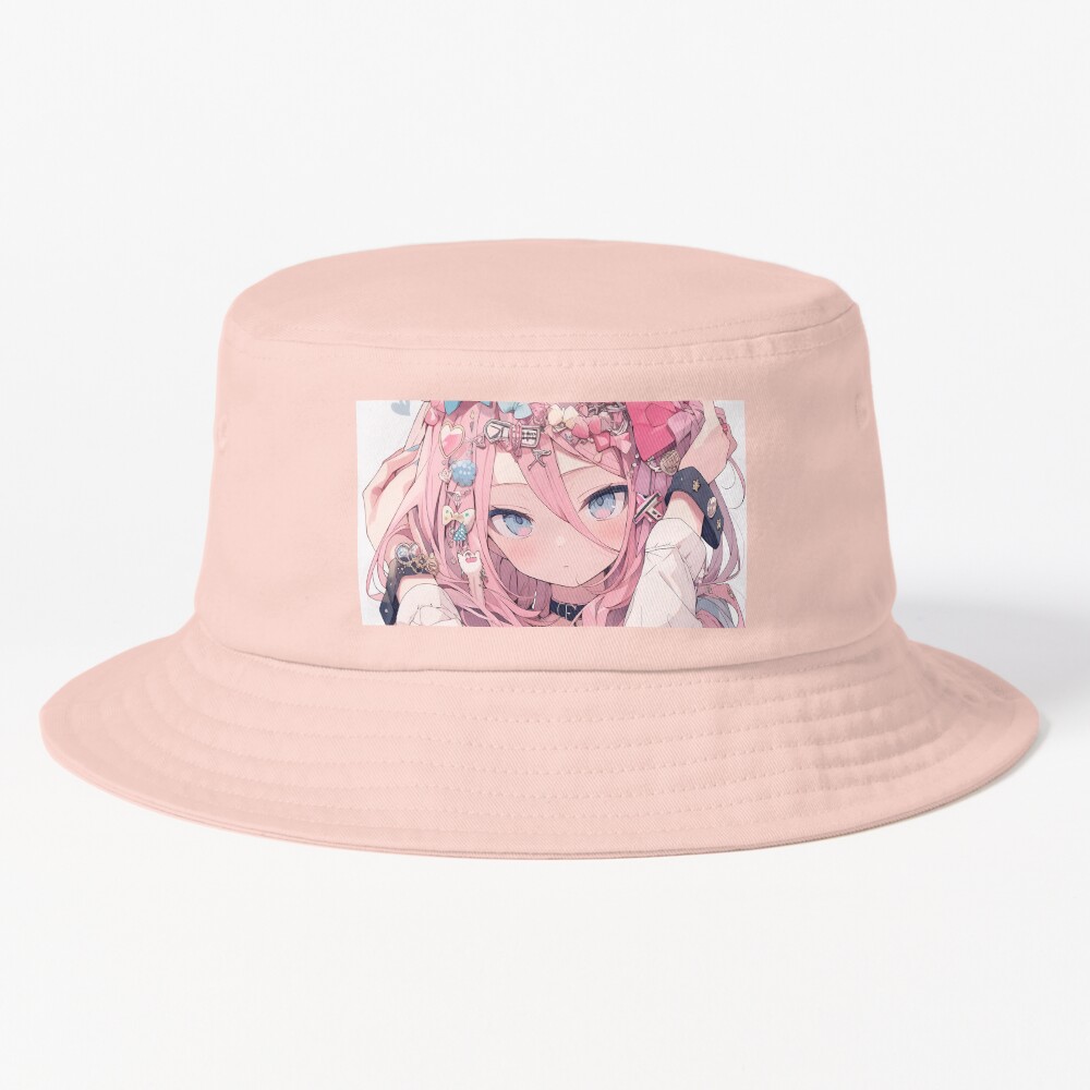 Anime Girl Bad Girl Fashion Harajuku Panama Bucket Hat Women