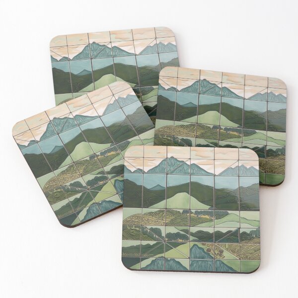 Item preview, Art Deco Tiles - Rwanda Hills designed and sold by Nile-Mosaic-Co.