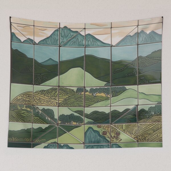 Item preview, Art Deco Tiles - Rwanda Hills designed and sold by Nile-Mosaic-Co.