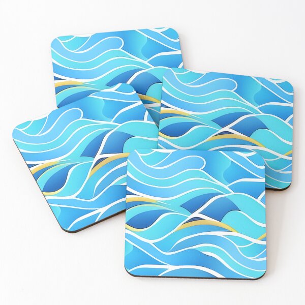 Item preview, Abstract Ocean Waves designed and sold by calibrit.