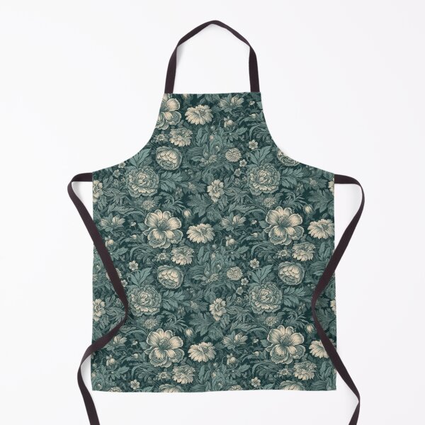 Item preview, Arsenic Green Floral Detailed Pattern V designed and sold by Leo Rolph.